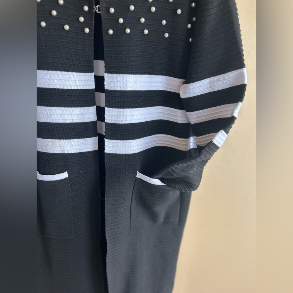 Goa pearl embellished long cardigan - Picture 8 of 14